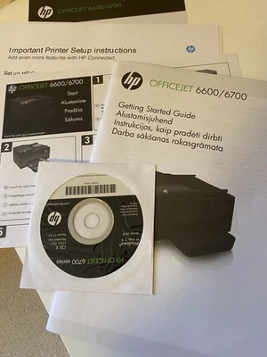 HP PRINTER SOFTWARE DISC - HP OFFICEJET 6700 SERIES - Image 1 of 4