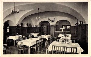 Ak Gera in Thüringen, Ratskeller Gera, Innenansicht, Geweih - 3882528 - Picture 1 of 2