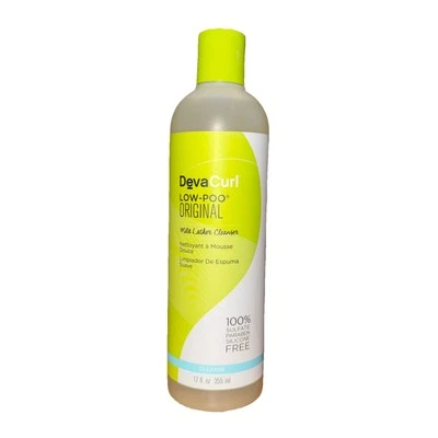 Deva Curl Low Poo Original Mild Lather Cleanser 12 oz New - Image 1 of 2