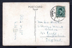 Ägypten - Postkarte 1937 der Chefren Pyramide, Kairo - Bild 1 von 2