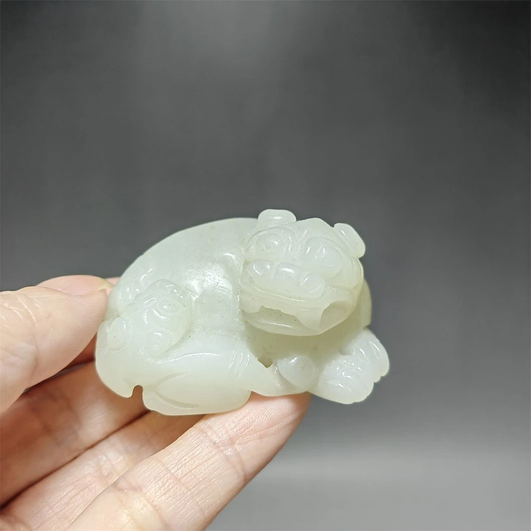 9GM2162 人間国宝 和田玉【原和田玉です】中国古美術 中国骨董 彫刻品