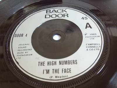 The High Numbers I'm The Face / Zoot Suit 7" 1980 UK Back Door DOOR 4 - Image 1 of 4