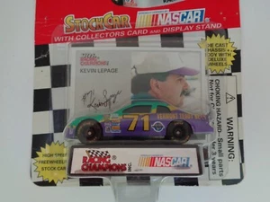 Oso de peluche Kevin Lepage #71 Vermont 1995 Chevrolet MC 1/64th Nascar diecast - Imagen 1 de 8