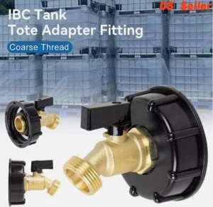 IBC Tankverschraubung 2,36" Feingewinde Adapter für 275-330 Gallonen IBC Tote Tank 3/4 - Bild 1 von 13