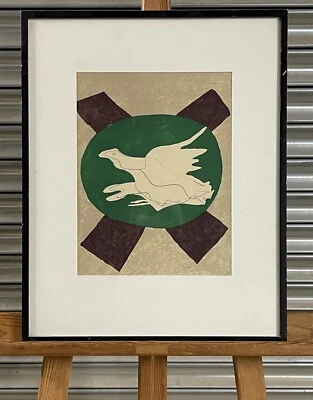 Georges Braque (1882-1963) French Lithograph ‘Oiseau Sur Fond De X’ 1958 - image 1 of 4