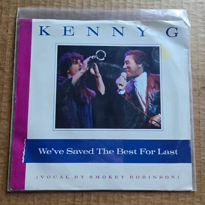 KENNY G We've Saved The Best For Last SMOKEY ROBINSON 45 7" Record Vinyl PROMO - Image 1 of 4
