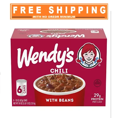 Chile Wendy's con frijoles 15 oz., paquete de 6 Foto 1 de 4