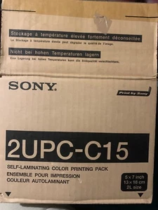 2UPC-C15 Print Pack for The Sony SnapLab Photo Printer (344 Total Prints) - 5"x7 - Picture 1 of 5