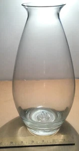 Dansk CRAFTMARK 12” Tall Clear Glass Vase NIB - Picture 1 of 10