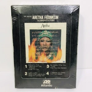 Aretha Franklin Almighty Fire 8 Track Tape TP 19161 Atlantic Records Soul Music - Imagen 1 de 6
