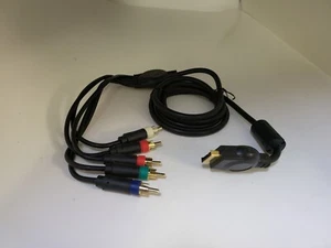 NEW PREMIUM GOLD PLATED HD TV COMPONENT CABLE FOR PLAYSTATION 1 , 2, 3 PS2 PS3 - Picture 1 of 4