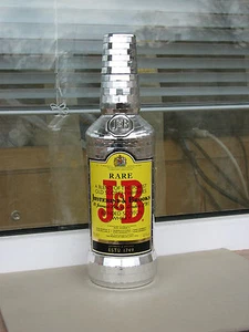 J&B disco case box plastic Rare scotch whisky used empty bottle limited edition - Bild 1 von 6
