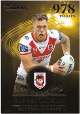 2021 Nrl Traders League Leaders Gold (LLG4) Cameron McINNES Dragons 055/100
