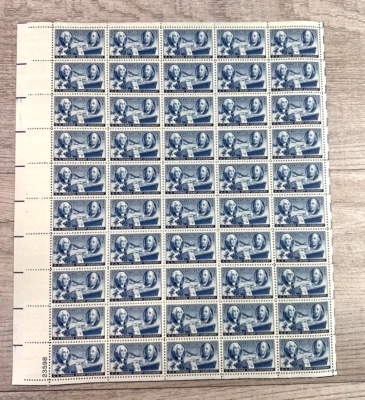 #947 US Stamp - 1947 Postage Stamp Centenary - 50 Stamp Sheet  23598 - Image 1 of 4