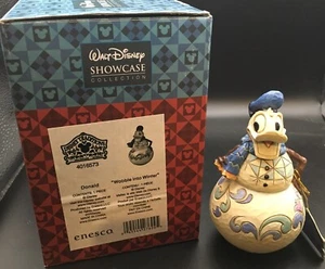 Enesco Jim Shore Disney Traditions "Wobble Into Winter" Donald Duck Figurine - Picture 1 of 11