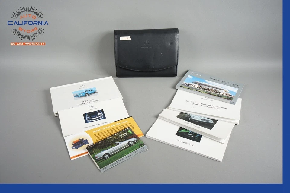 Mercedes W208 CLK320 CLK430 2001 cupé manual del propietario conjunto de libros OEM Foto 1 de 4