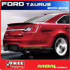 For 10-12 Ford Taurus 4Dr Sedan Rear Trunk Tail Lip Spoiler Primer Unpainted Abs