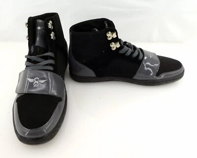 Creative Rec Shoes Cesario Zapatilla Alta Negra/Gris Desajustada 10/9 Foto 1 de 4