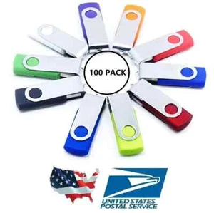Lot ( 100 PACK ) USB Flash Memory Stick Data Storage Thumb Jump Pen Drive U Disk - Picture 1 of 11