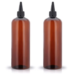 Applicator Bottle for Hair Squeeze Bottle 2 Pack 16 Ounce Oil Bottles for Hair D - Picture 1 of 12
