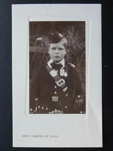 Royal HRH PRINCE EDWARD OF WALES c1905 RP Postcard by Rotary - Picture 1 of 2