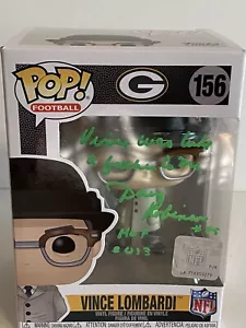 DAVE ROBINSON SIGNED VINCE LOMBARDI FUNKO POP JSA COA Autographed HOF - Picture 1 of 7