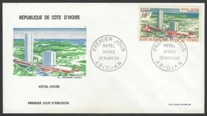 Ivory Coast #278 1969 Hotel Ivoire, Abidjan FDC - Picture 1 of 1
