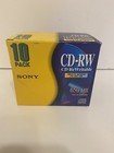 New 10 Pack Sony CD-RW650 Rewritable CDs 650 MB Multi Speed 1X 2X 4X See Pics