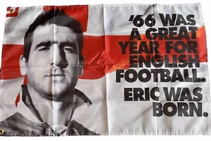 1966 WAS A GREAT YEAR FOR ENGLISH FOOTBALL ERIC CANTONA FLAG 3x2 MAN UTD - Picture 1 of 2