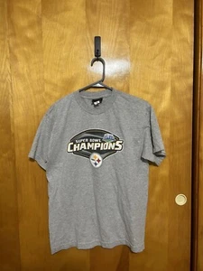 Boys Reebok Youth Steeler T Shirt Gray Shortsleeve Xl - Picture 1 of 4