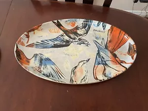 Robert Gordon Bromley Collection Oval Platter Butterflies & Birds - Picture 1 of 22