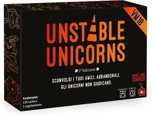 Unstable Unicorns Adultos + 18 Edición En Italiano Juego de Mesa Società - Imagen 1 de 7