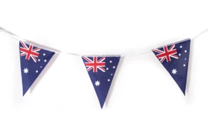 3.6m AUSTRALIA BUNTING FLAG Australian Day Colours Party Banner Flags Decor - Picture 1 of 2