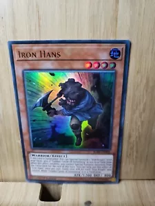 YU-GI-OH!🏆Iron Hans - 1st Edition 1996🏆SUPER RARE Card - Picture 1 of 1
