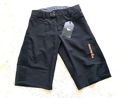 Pantalones Cortos Fox Factory Indy Pequeños Negros Race Face 13.5" Entrepierna Nuevos con Etiquetas Foto 1 de 4