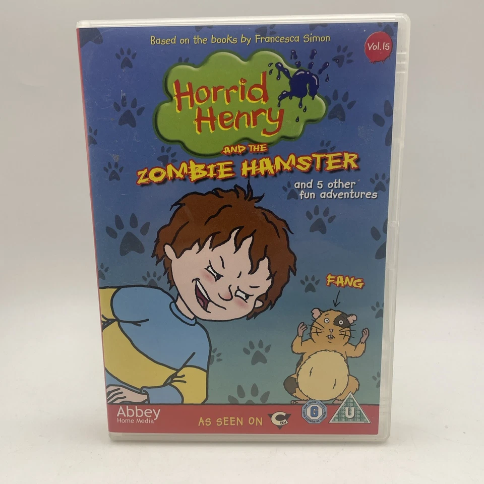 Horrid Henry And The Zombie Hamster DVD Animation Region 2 Free Fast Post - Image 1 of 3