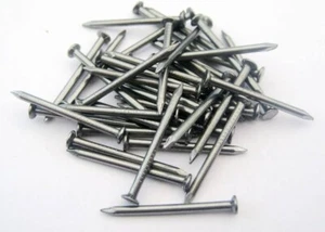 Drahtnägel 25 mm (1 Zoll) heller Runddraht x 2 mm Tischlerei Holzarbeiten KOSTENLOSER UK-VERSAND - Bild 1 von 4