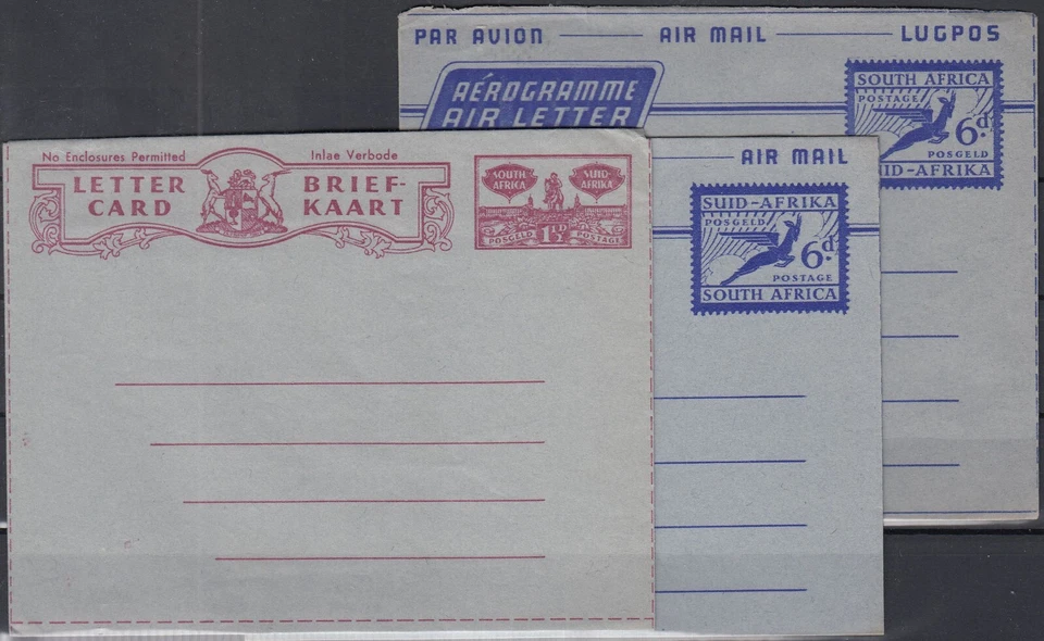 FD25248/ BRITISH SOUTH AFRICA – POSTAL STATIONERY – H&G # FG23 / FG25 MINT MNH - Image 1 of 1