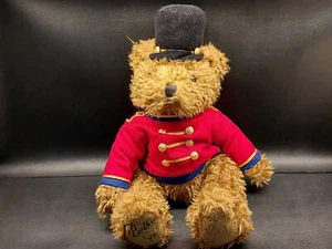 Vintage 1999 Belk Belkie 21" Holiday Bear Stuffed Marching Band Jointed Bear - Picture 1 of 7