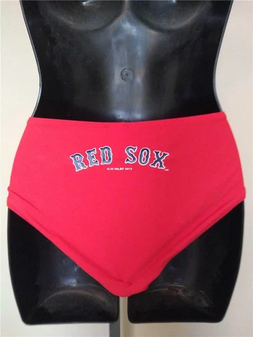 New Minor Flaw Boston Red Sox Womens Size L Large Red Swimsuit Bottoms Cover