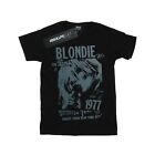 Koszulka męska Blondie Tour 1977 z klatką piersiową (BI24550)