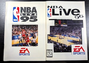 NBA Live '95 & NBA Live '96 | Sega Genesis | SG | Original | Manuals Only - Picture 1 of 6