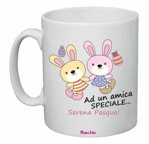 tazza ceramica 8x10 scritta ad un amica speciale buona pasqua regalo amicizia - Foto 1 di 1