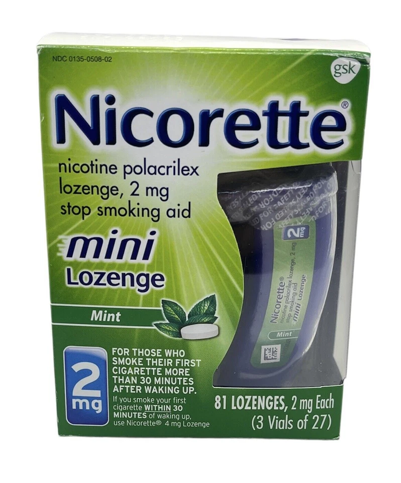 Nicorette Mini 81 Lozenges Mint 2mg