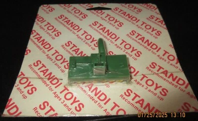 Vintage Standi Toys Stacker 1/64 Plastic Green & Yellow Snow Blower - Image 1 of 2