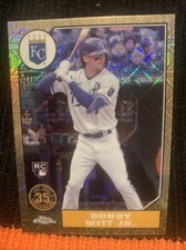 2022 Topps Update BOBBY WITT JR. Silver Pack 1987 Chrome Mojo Rookie RC #T87C-34
