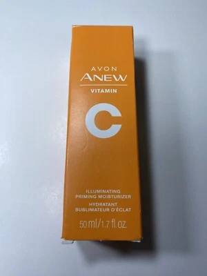 Crema hidratante iluminadora de cebado con vitamina C Anew 50 ml 1,7 fl oz NUEVO envío gratuito Foto 1 de 4