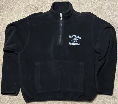 Pullover polar negro Champion NFL Pro Line Carolina Panthers talla mediana Foto 1 de 4