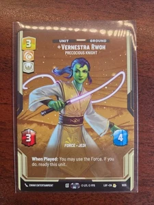 Star Wars Unlimited Legends Of The Force Prestige Vernestra Rwoh 1035 R - Picture 1 of 1