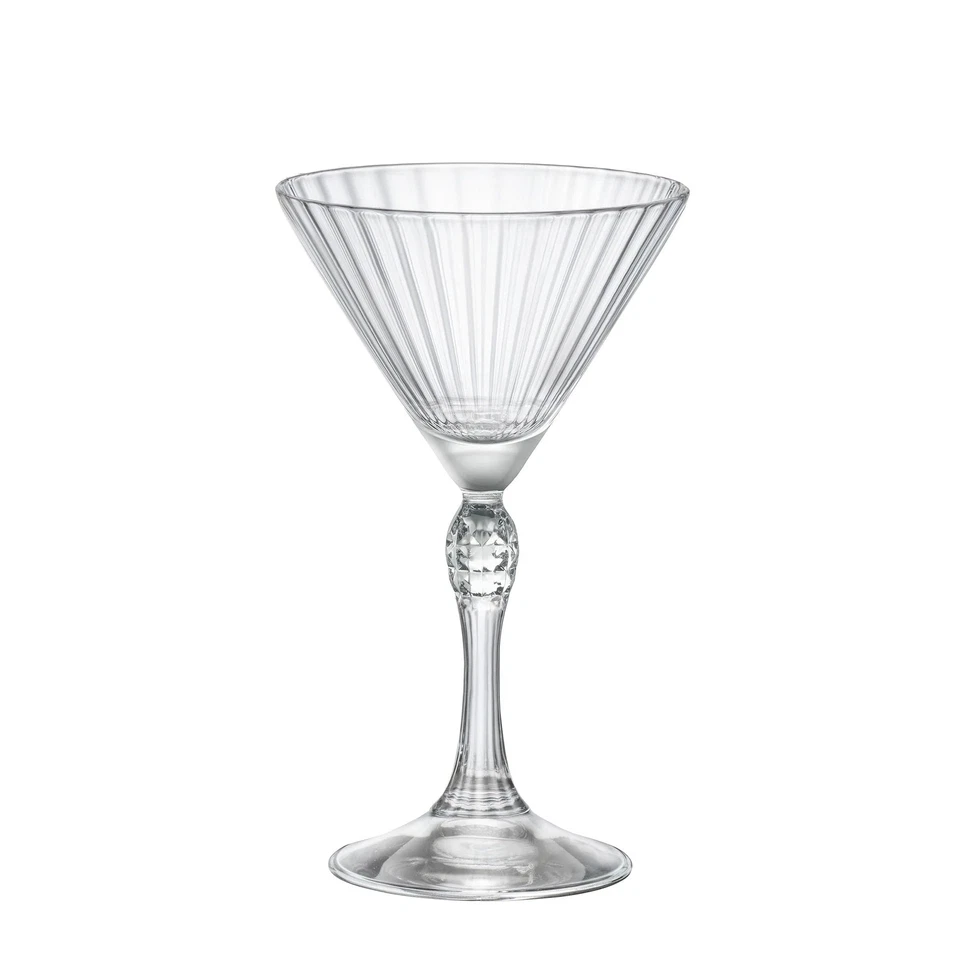 Bormioli Rocco América años 20 5,25 oz. Vasos Martini pequeños, transparentes, juego de 4 Foto 1 de 1